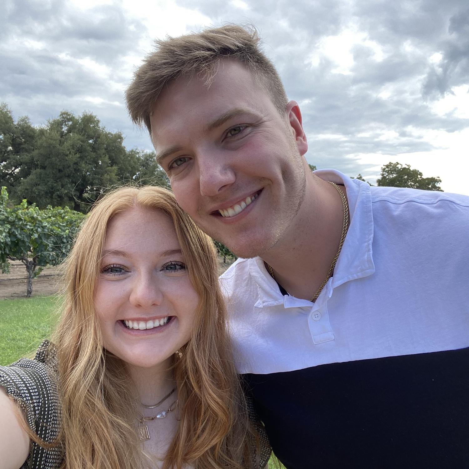 Date night at a vineyard in Texas!