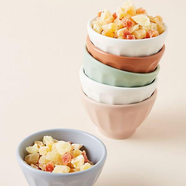 Anthropologie Mini Matte Latte Bowls, Set of 6