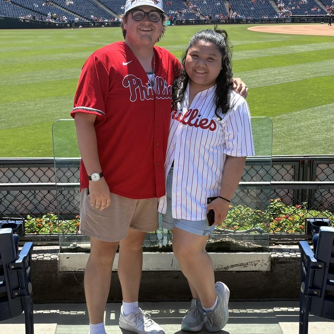 Where else to find us but at the Phillies game