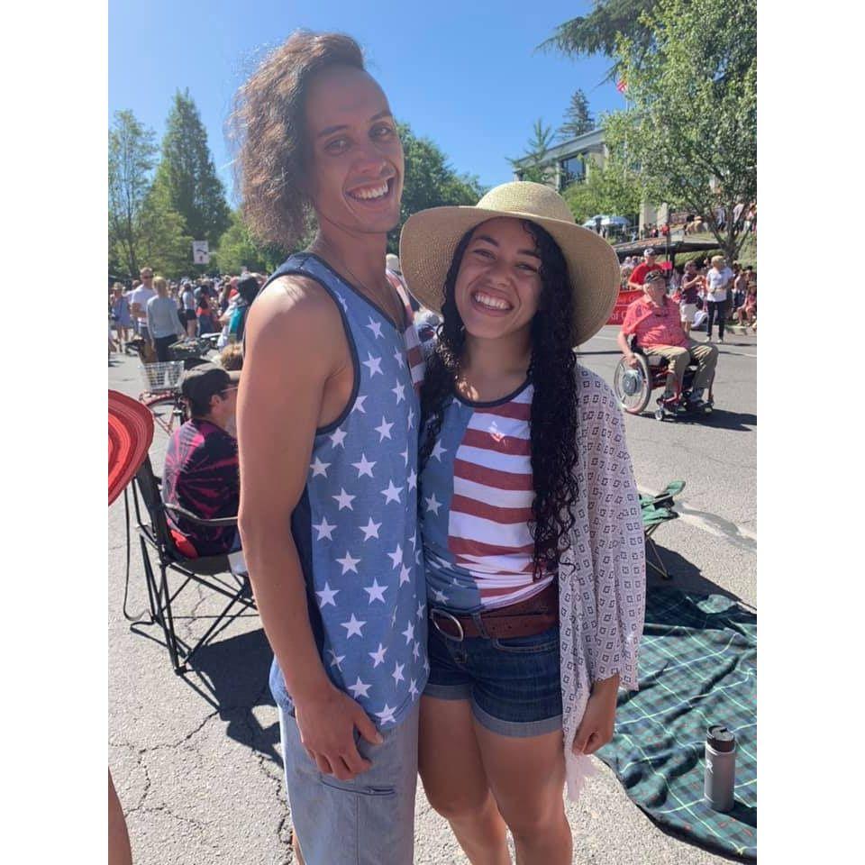 4th of July 2019 and the first time we ran a race (10K) together!