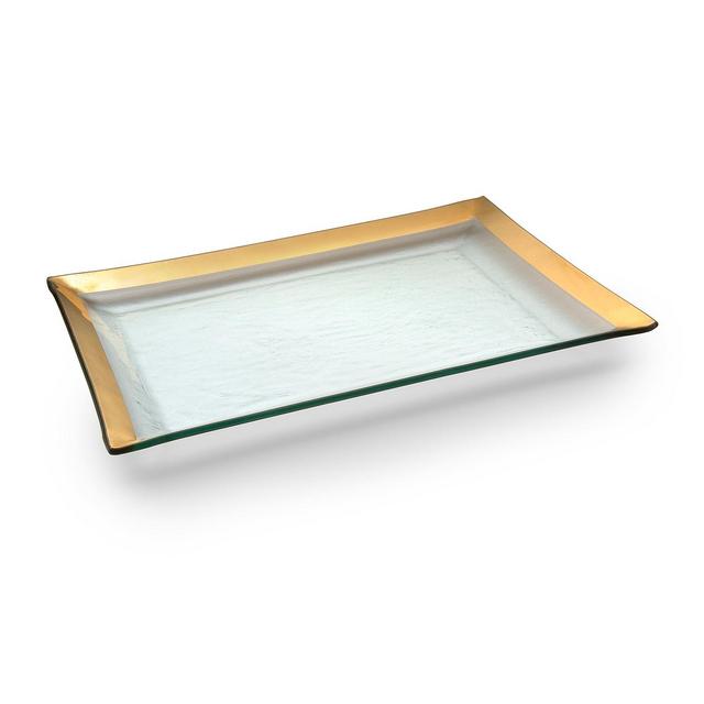 Annieglass Roman Antique Martini Tray