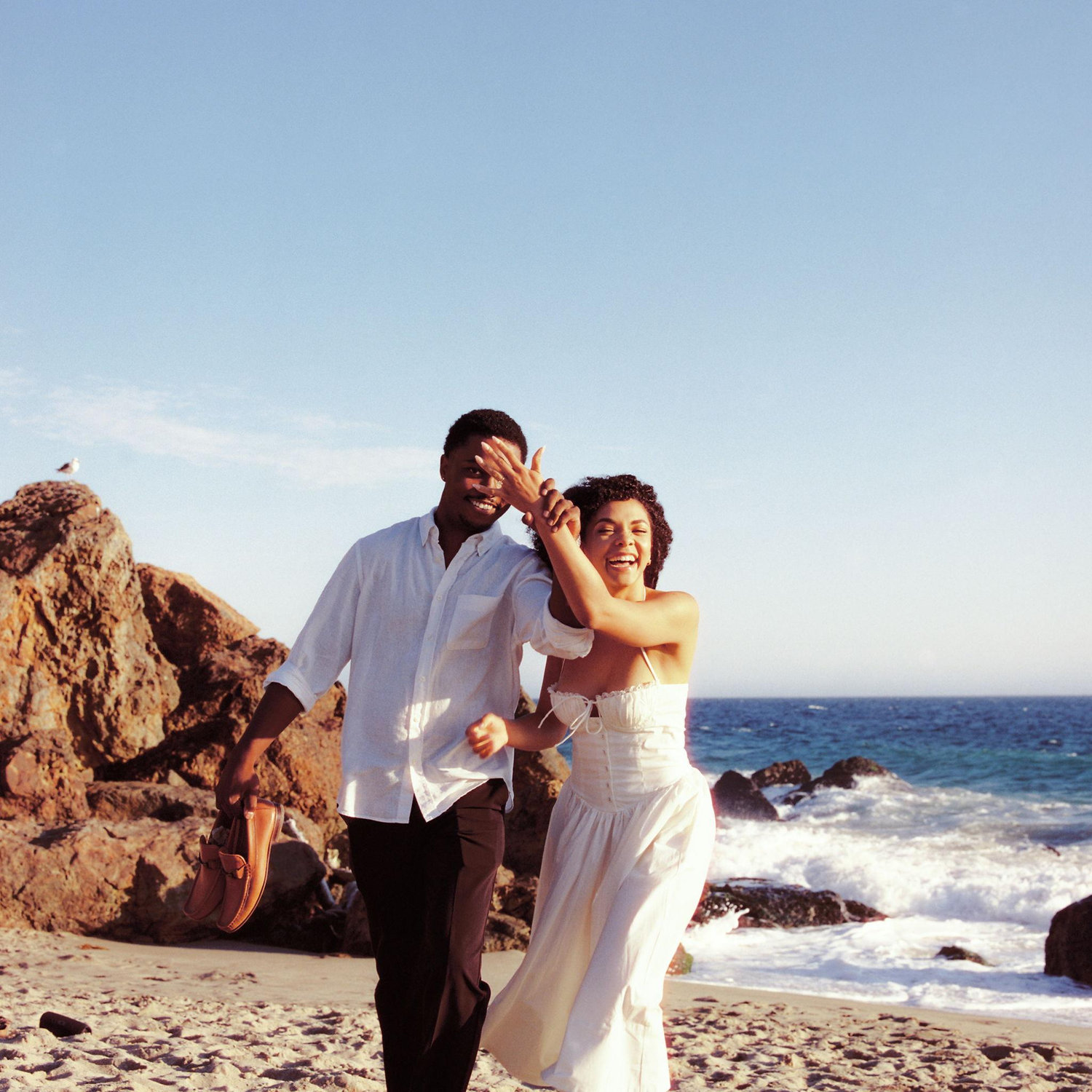 Picture from our engagement shoot! All engagement photos courtesy of Jamal Reeves