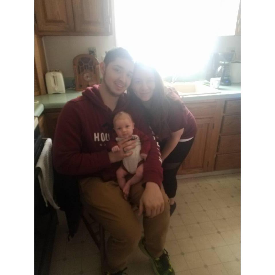 Look at what beautiful thing we created. . . a family!