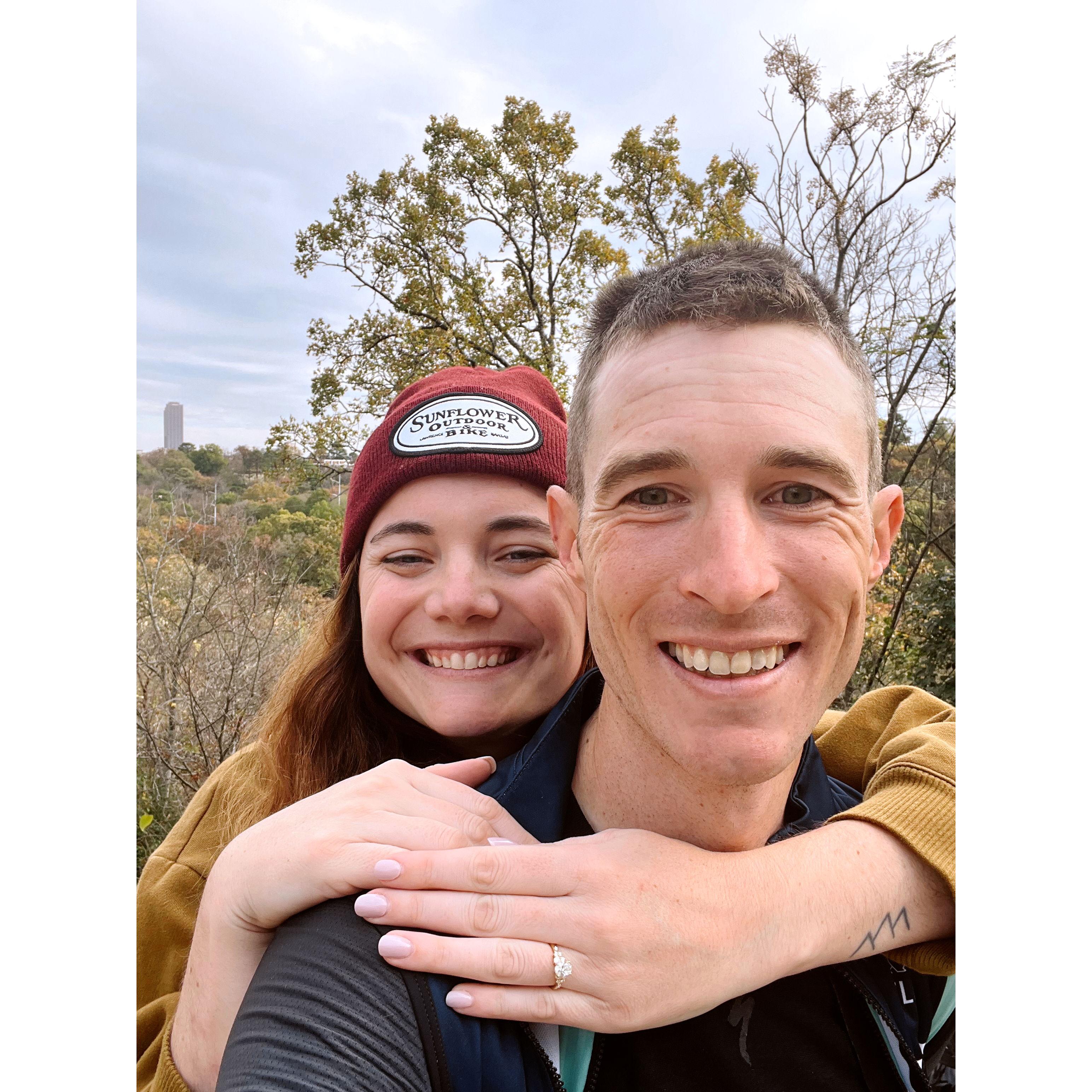 After Tanner proposed!