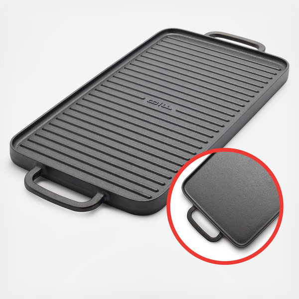 GreenPan Bobby Flay Reversible Cast Iron Grill Griddle - Thumbnail 2