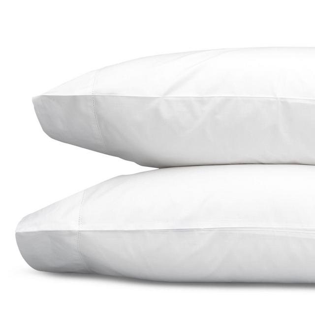Matouk Positano Hemstitch Wrinkle Free King Pillowcase, Pair