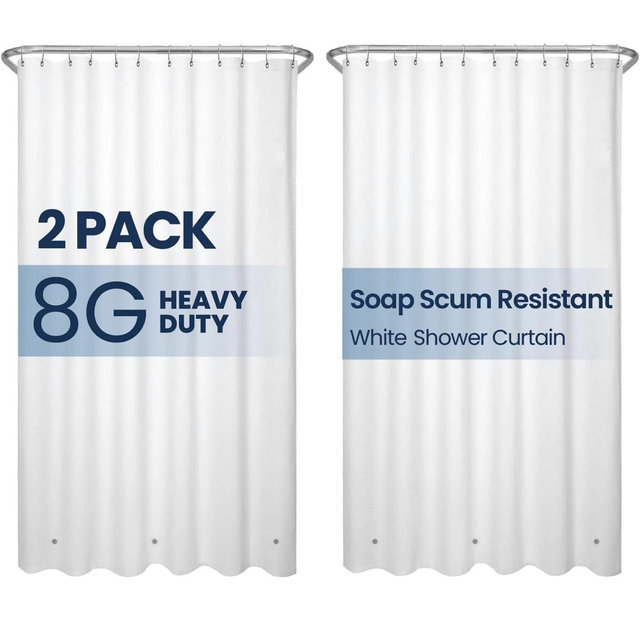 LiBa Shower Liner 2 Pack