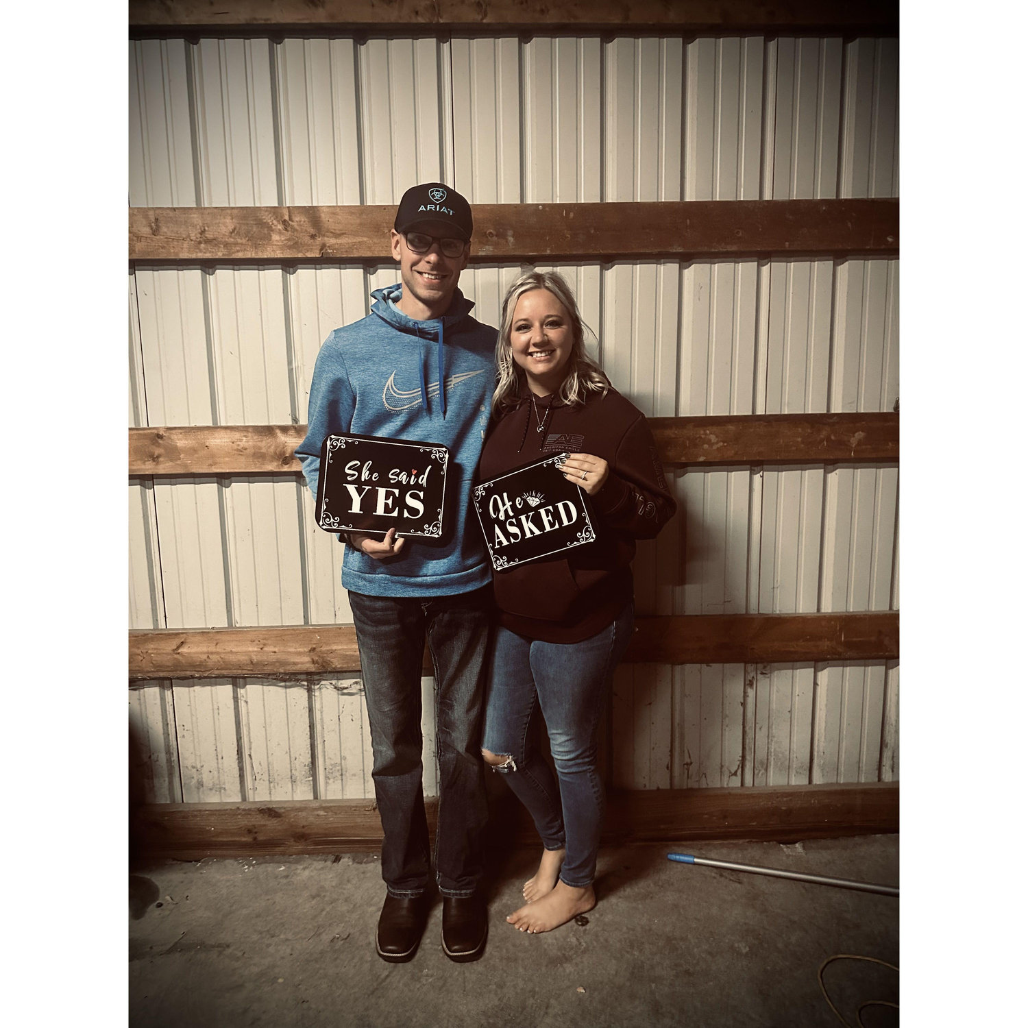 She said, “yes!”