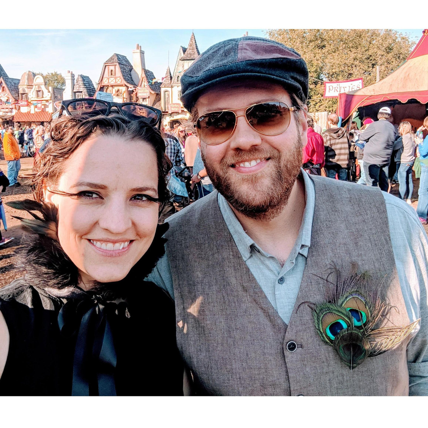 It didn't take her long to warm up to the Renaissance Festival.