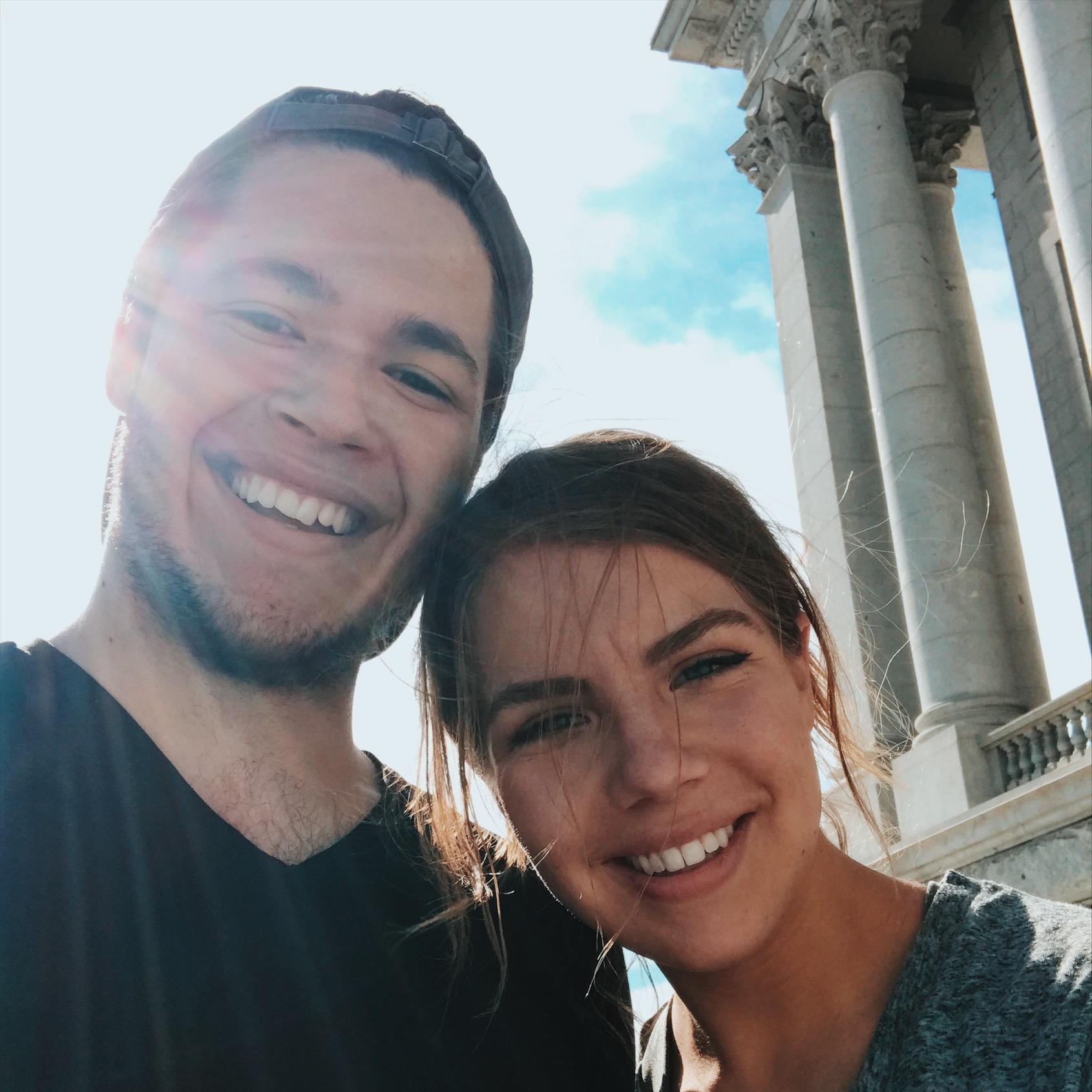 Selfie game strong at the Capitol Building. Also the day Seth stole Parker's cool hat.