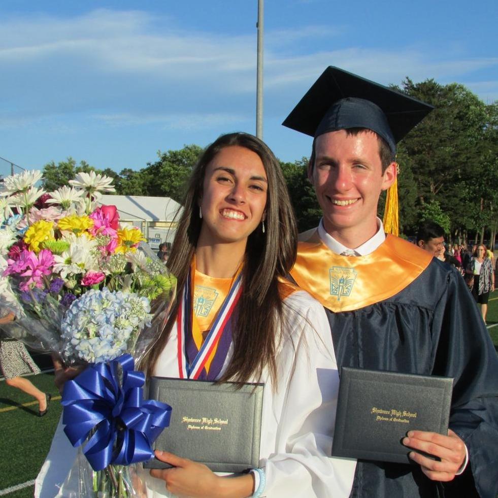 We graduated from Shawnee High School in Medford, NJ in June 2014