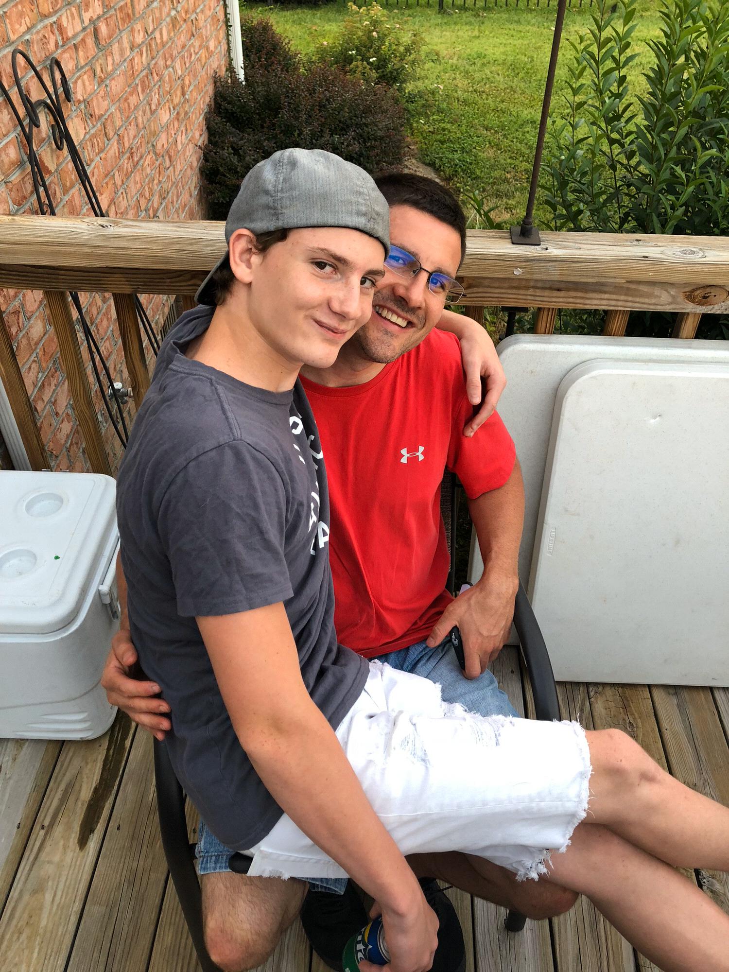 Always dad's little boy! I think we need to re-do this every couple years