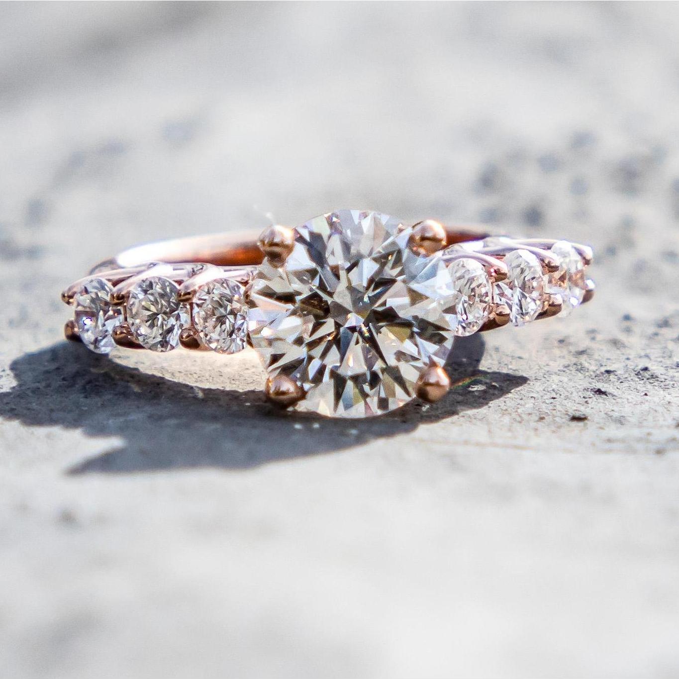 The loveliest ring, designed by the groom himself.