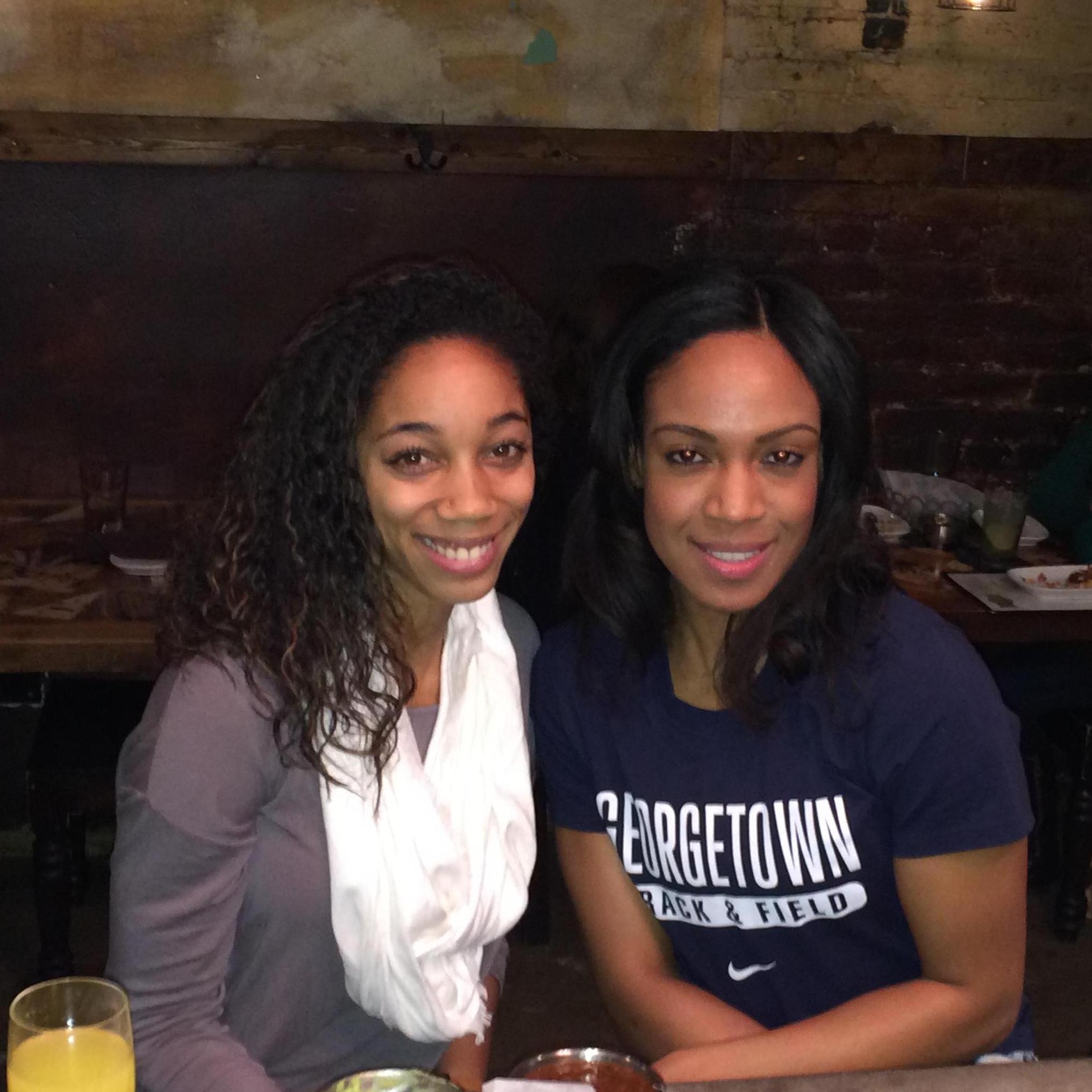 Rae & Dani in DC for brunch- 2015