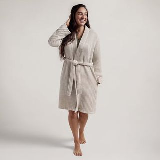 Long-Staple Turkish Cotton Waffle Robe