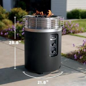 Ninja - Fireside360 Outdoor Heater & Fire Pit - Black