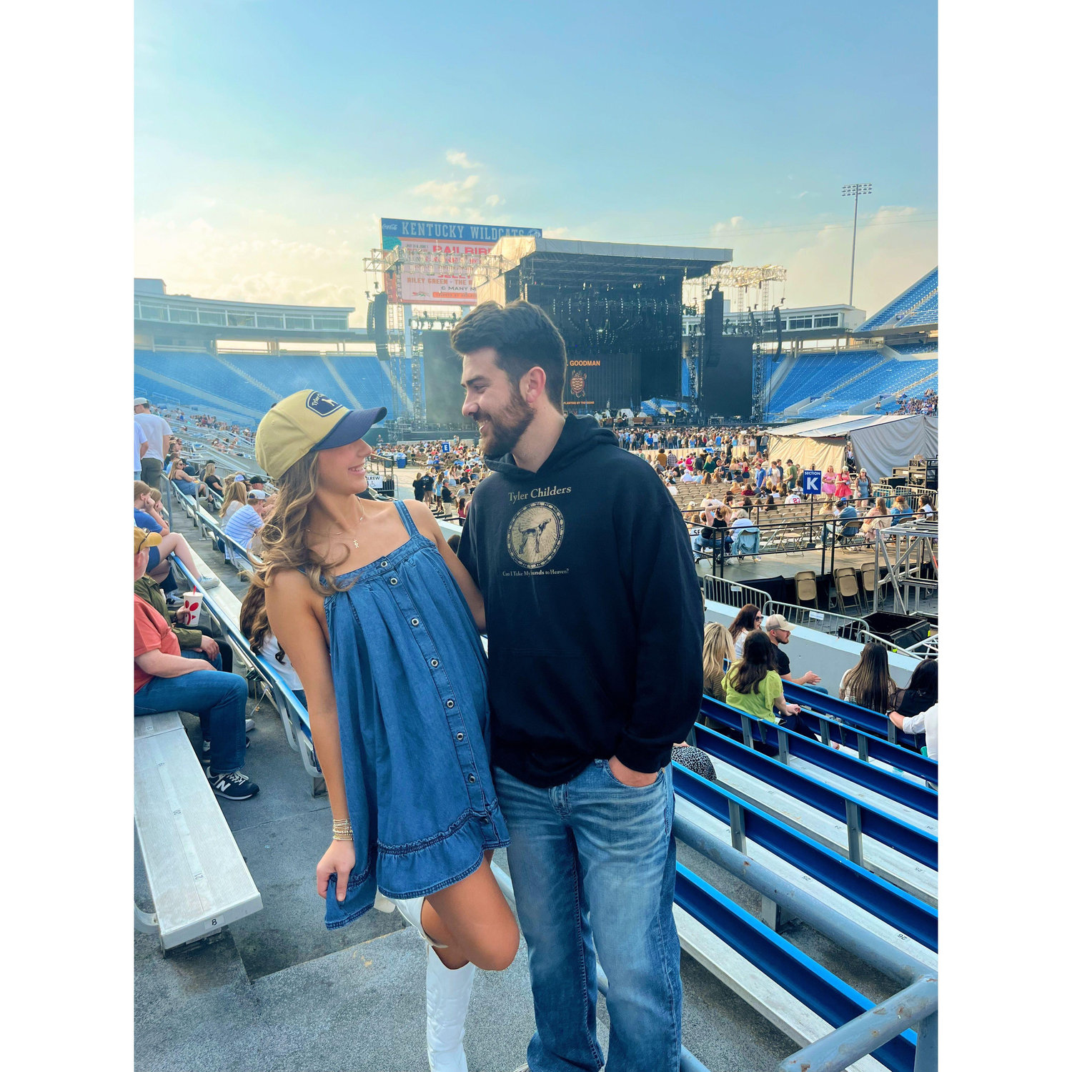 Hearing our 1st dance song live after getting engaged! Tyler Childers- April 19, 2025