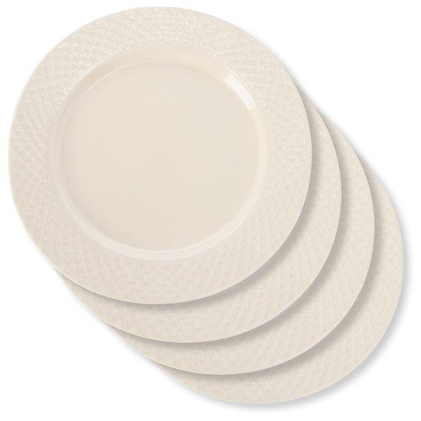 Nickelsville Waffle 8" Salad Plate, Set of 4