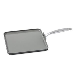 GreenPan Chatham 11" Ceramic Non-Stick Square Griddle, Grey
