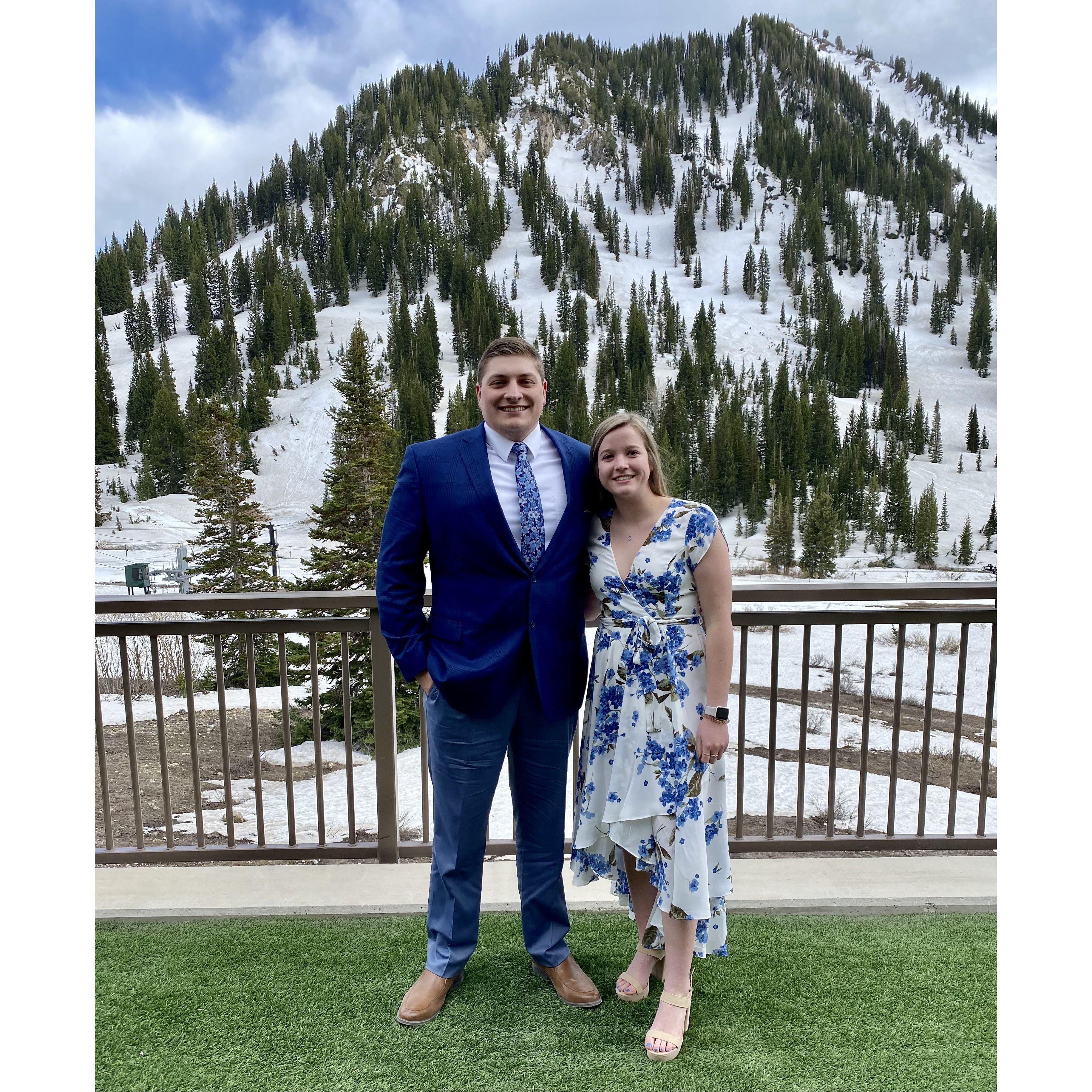 Fun Fact: These outfits are the inspo for our own wedding!