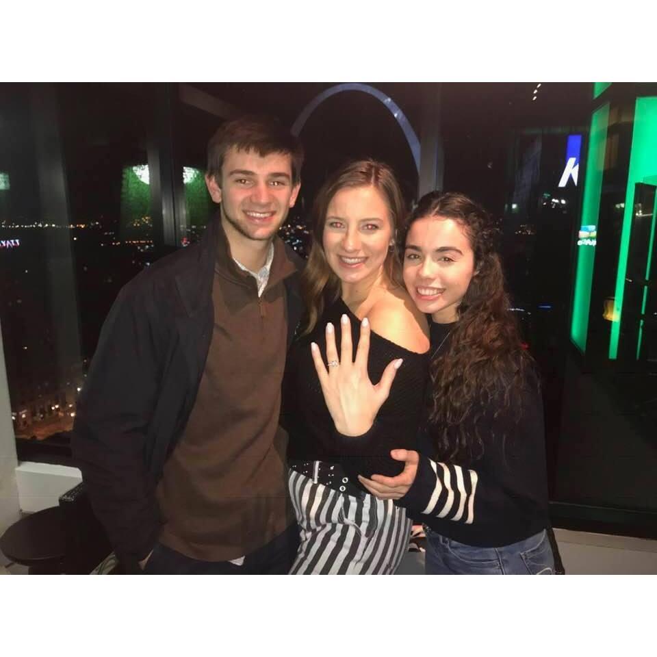 So glad Walker and Hope had time to make it out to celebrate!