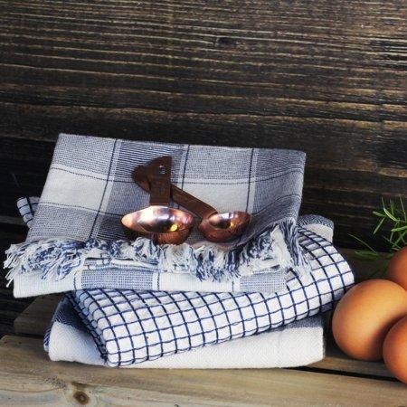 Little Ole Mill (3) Piece Green Kitchen Towel Set - 100% Cotton - 18" x 28"