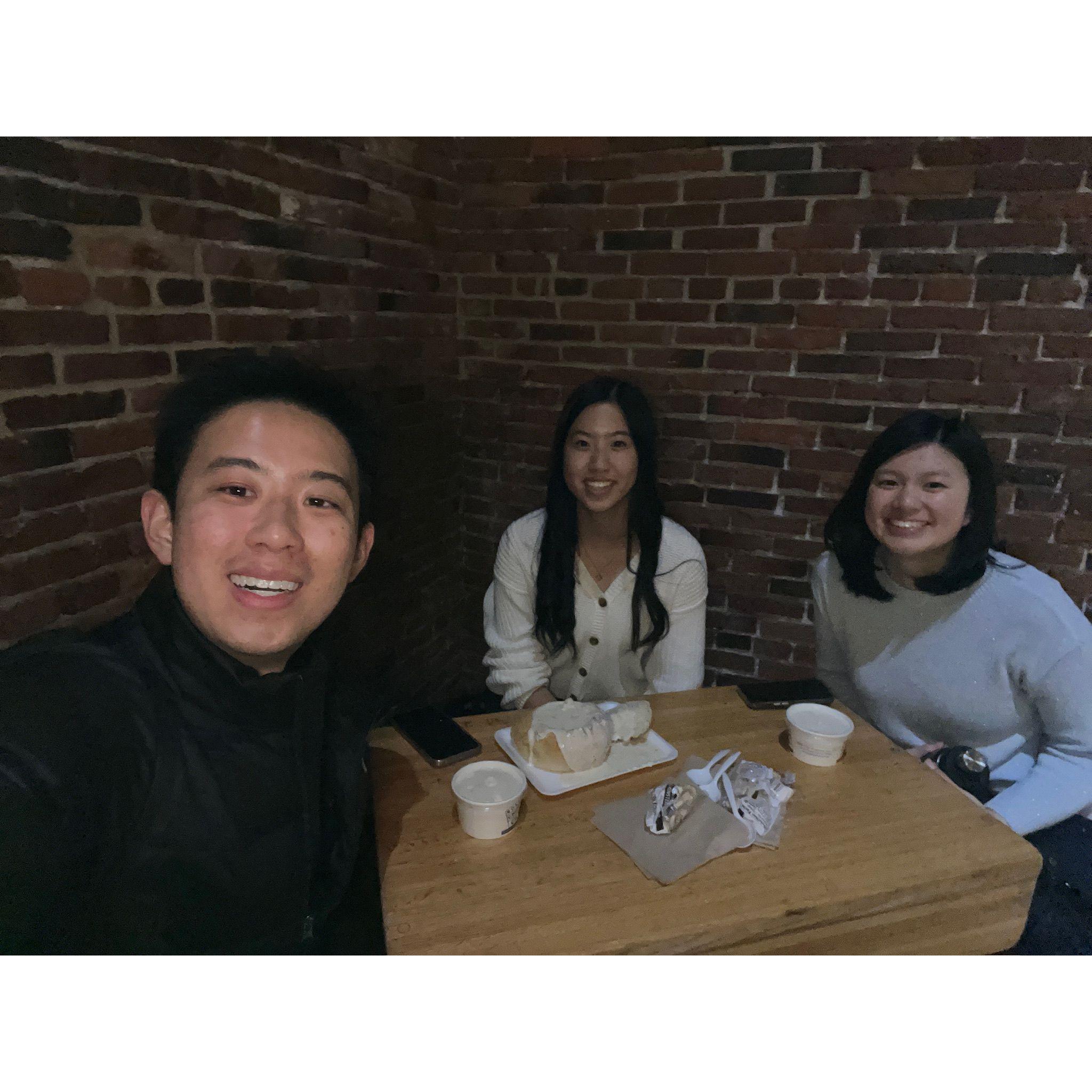 James's first visit to Boston on November 12, 2023. Thanks to Annie for reconnecting us:D