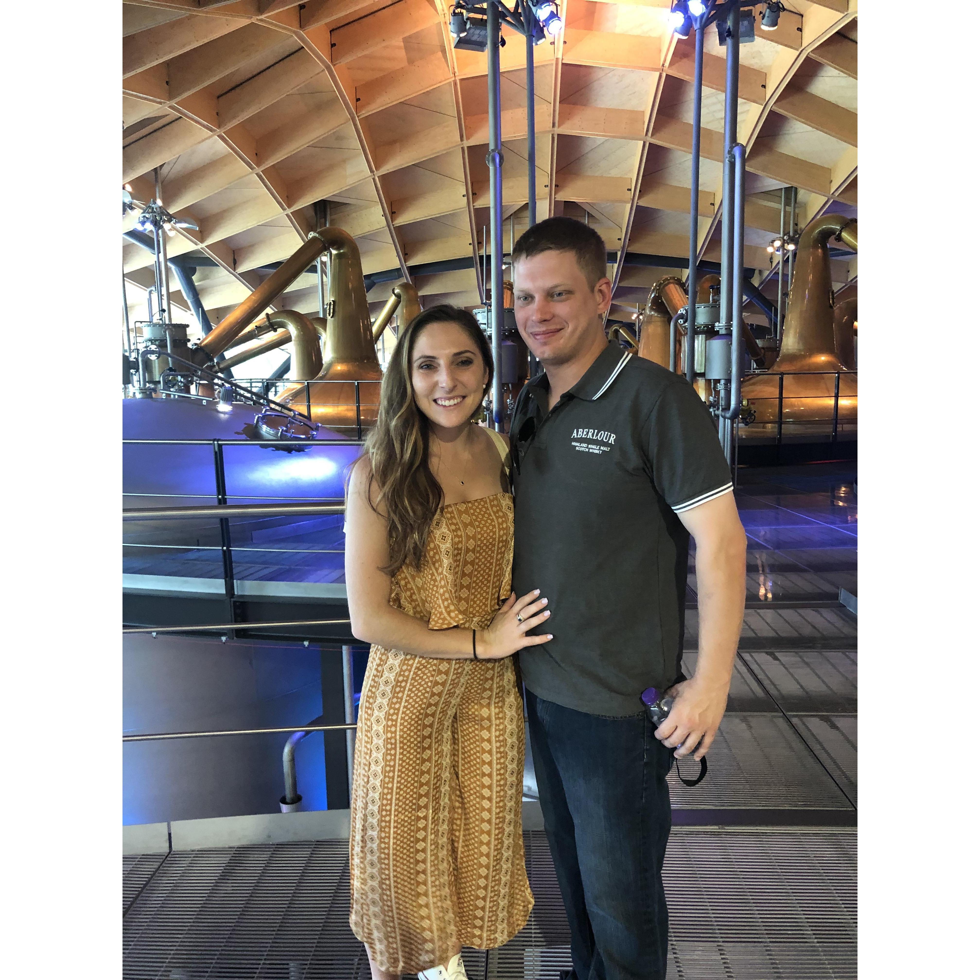 Macallan distillery in Scotland!