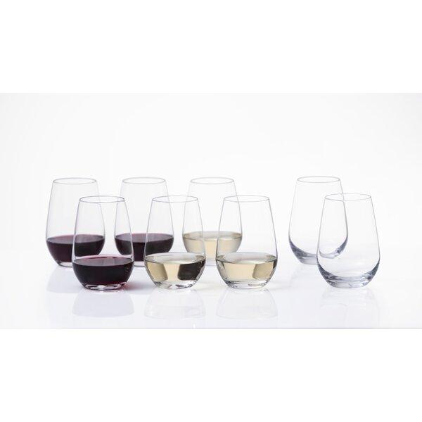 Cru Classic 19 oz. Crystal Stemless Wine Glass (Set of 8)