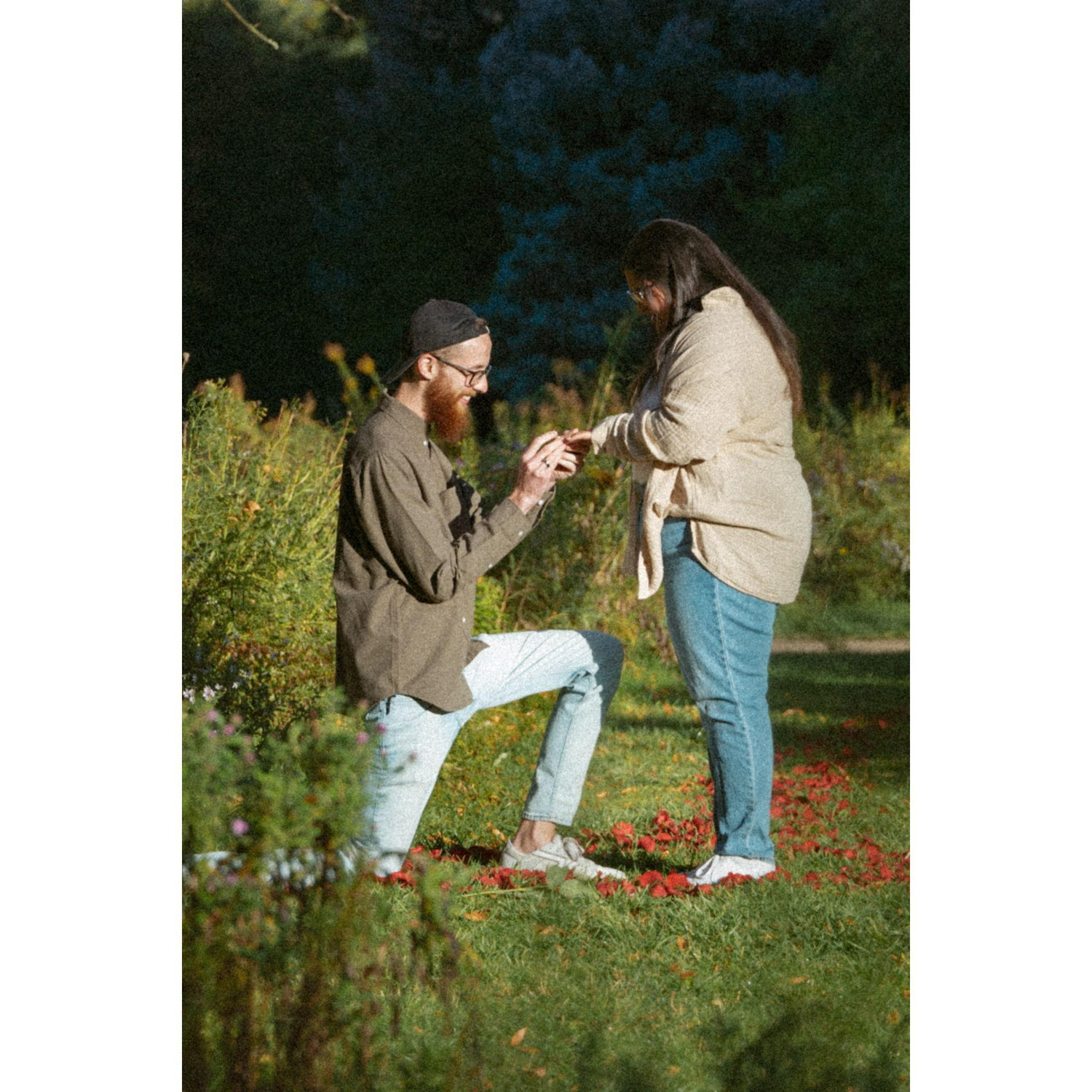 putting the ring on the finger
