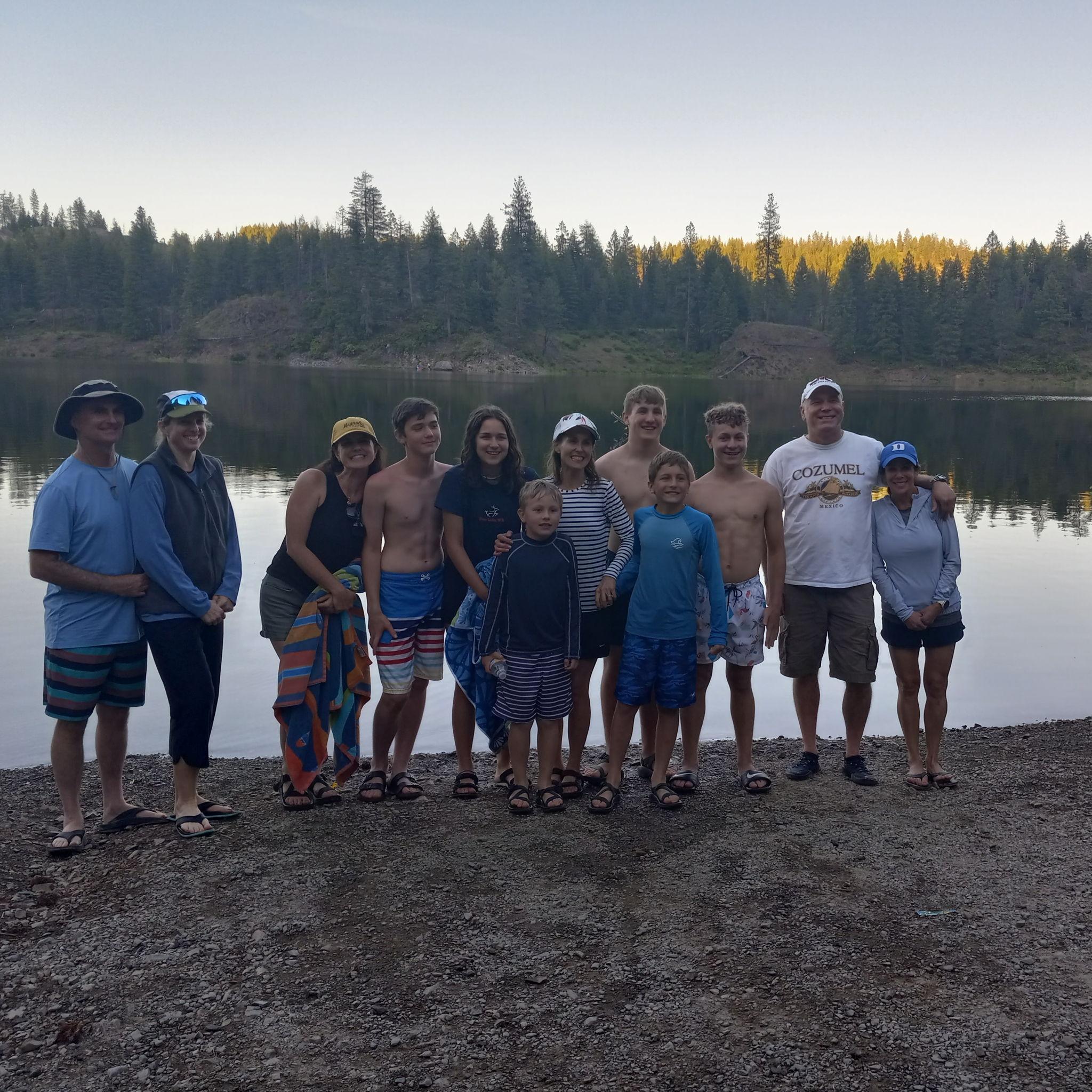The first time we had hung out together! We had first met during summer of 2021 but had not hung out together until summer of 22. We had gone down to Horseshoe lake for a kayaking trip with our parents discipleship group together.