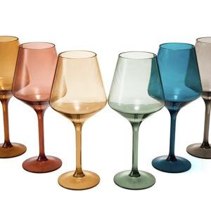 Plastic Crystal, Wine Glasses | Set of 6