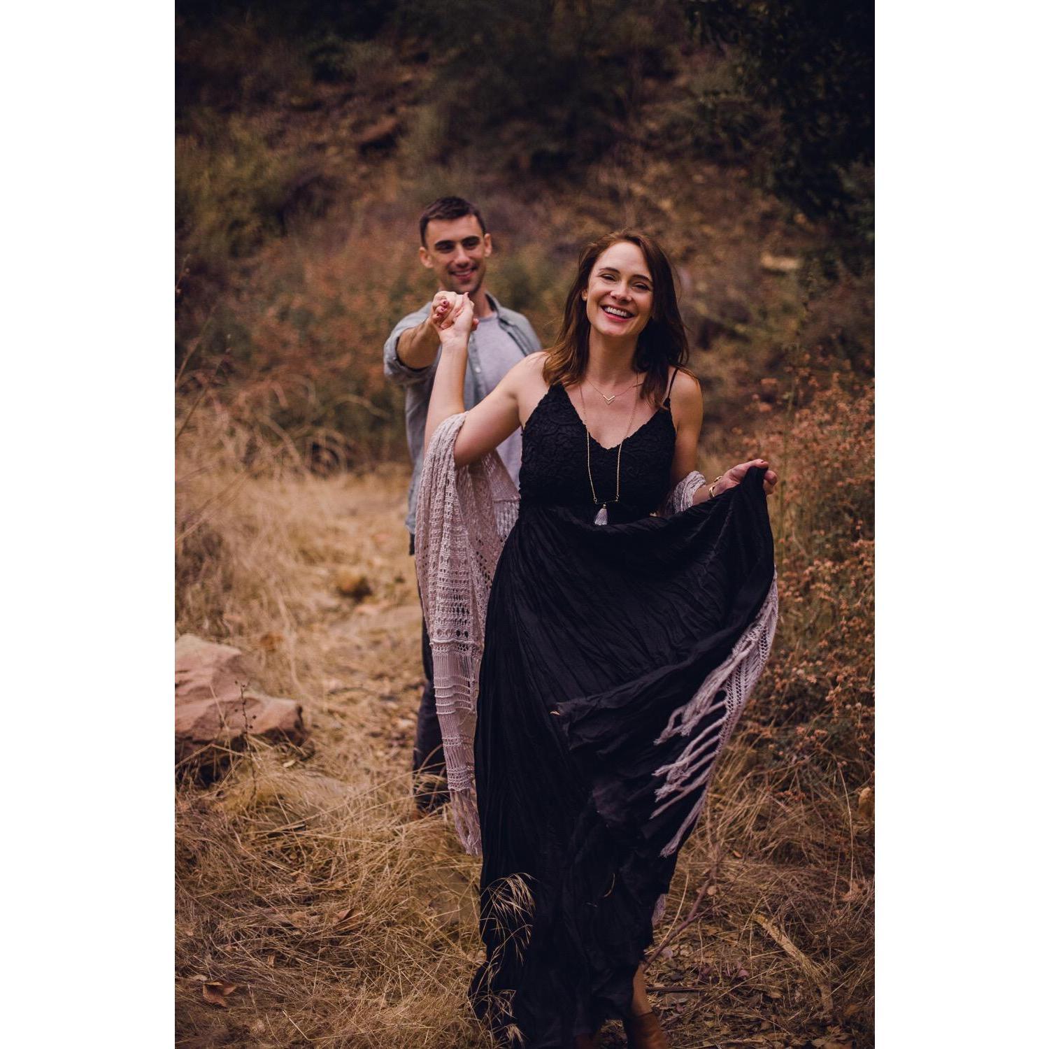 Where they tried to capture stock footage of what an ideal “happy, engaged couple” should look like.