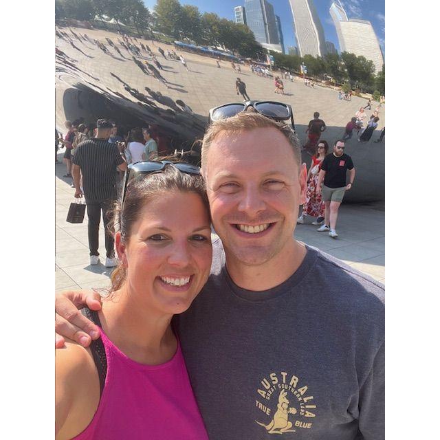 At the Bean in Chicago, September 2024.
