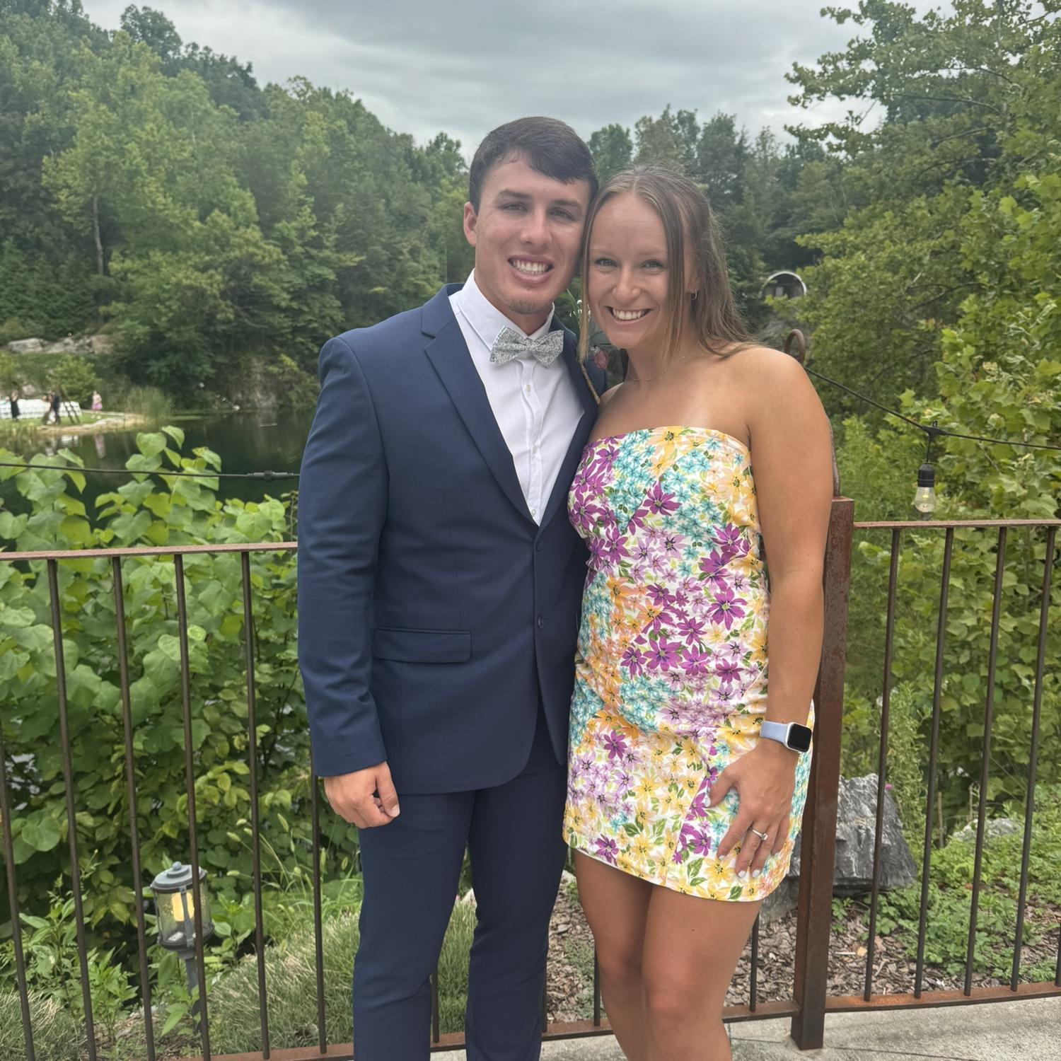 August 2025 - Logan and Hannah at Jordin and Kaitlyn's wedding. Logan was Jordin's best man!