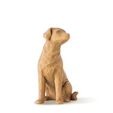 Willow Tree Love my Dog (light), sculpted hand-painted figure