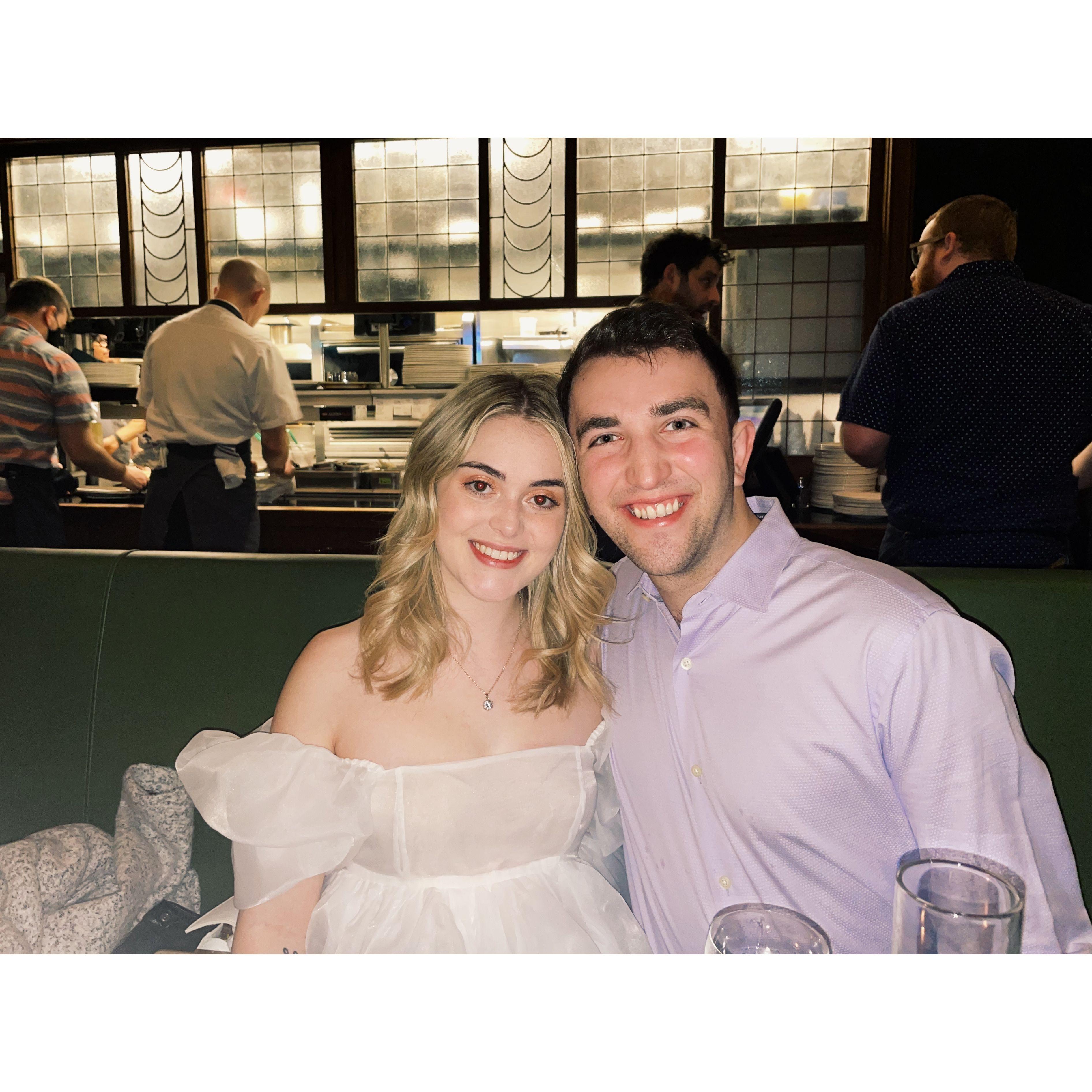 Valentines Day, 2023. We shared the best steak at this dinner!