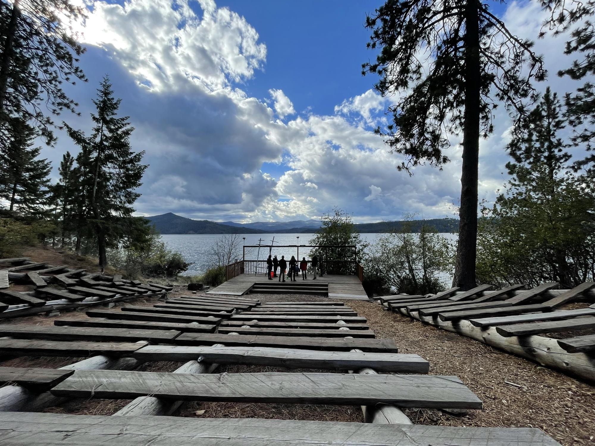 The amphitheater where the wedding will take place!