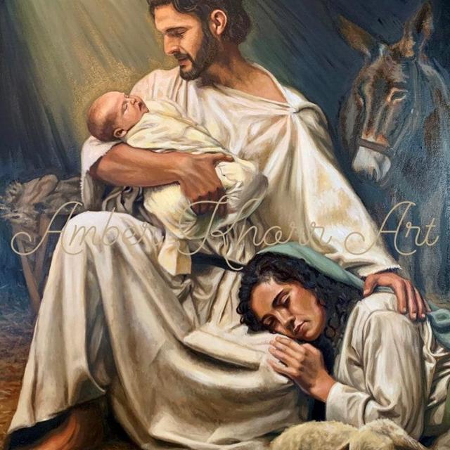 Under the Protection of St. Joseph - 8X10 Print