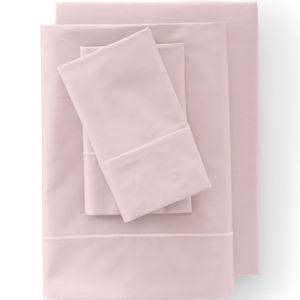 400 Thread Count Premium Supima Cotton No Iron Sateen Bed Sheet King Set - Faint Orchid