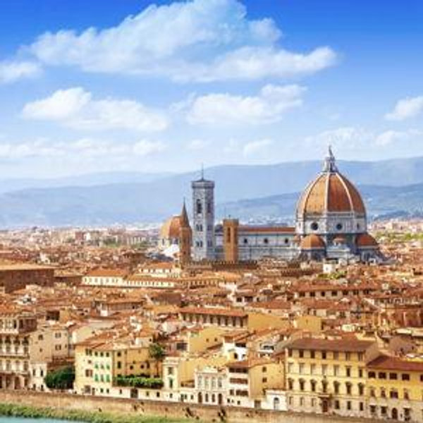 Our First Honeymoon Dinner in Florence