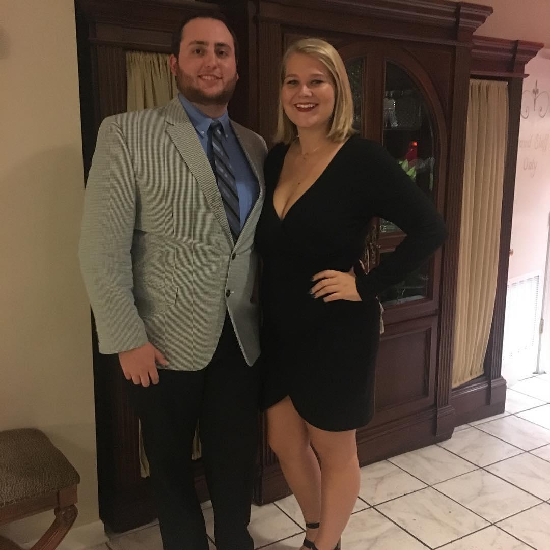 This was our first wedding we went to together!