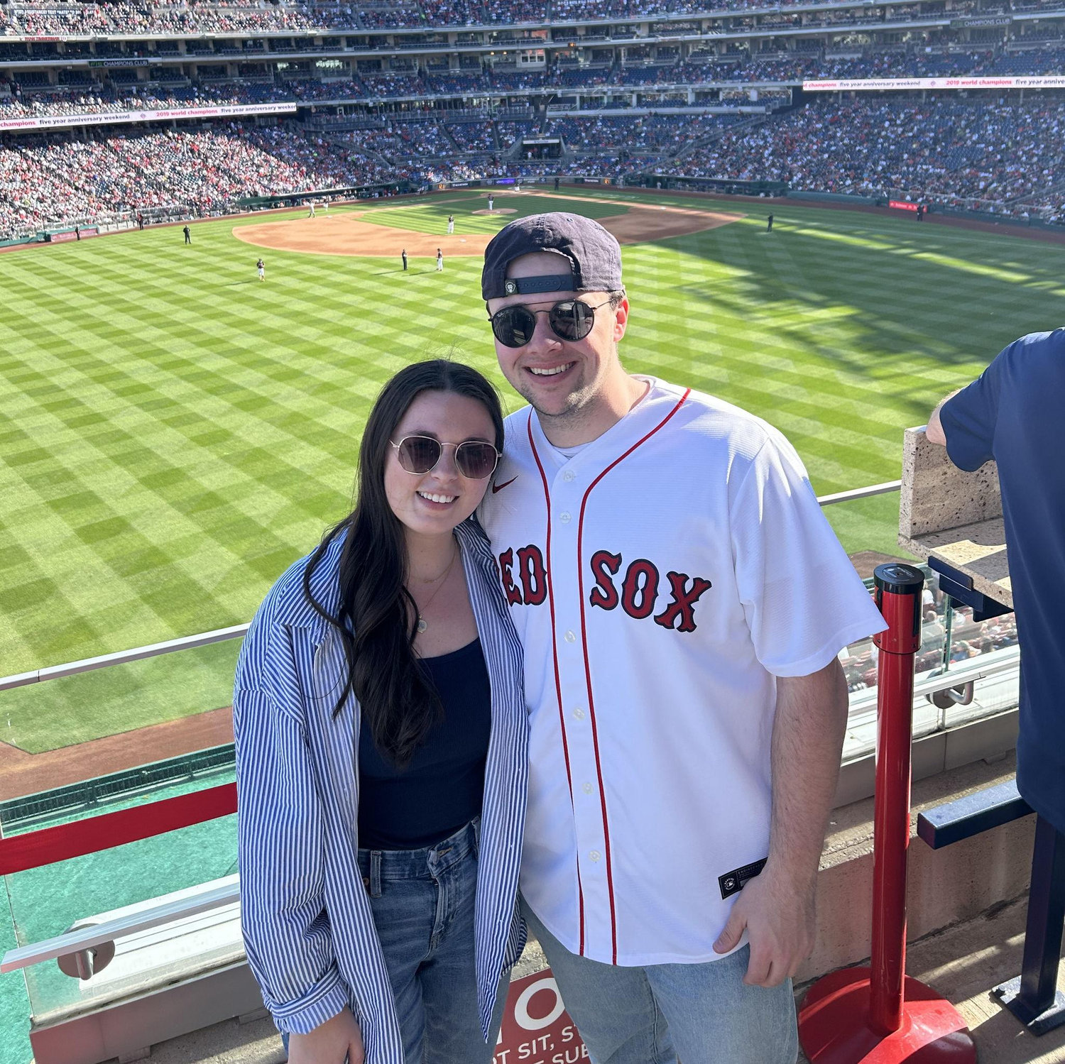 Nationals baseball game in DC, April 2024