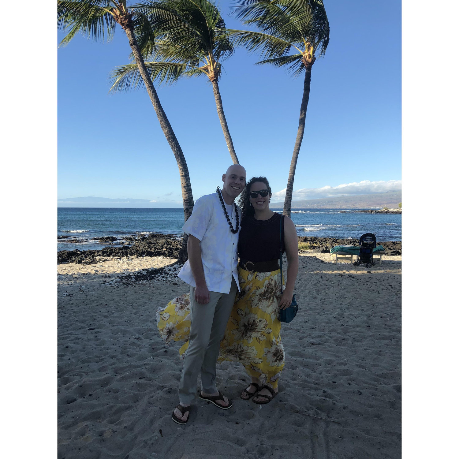 We went to Hawaii last year for Tom and Karen's wedding. This was also Andy's first time swimming in the ocean. He is so spoiled now...