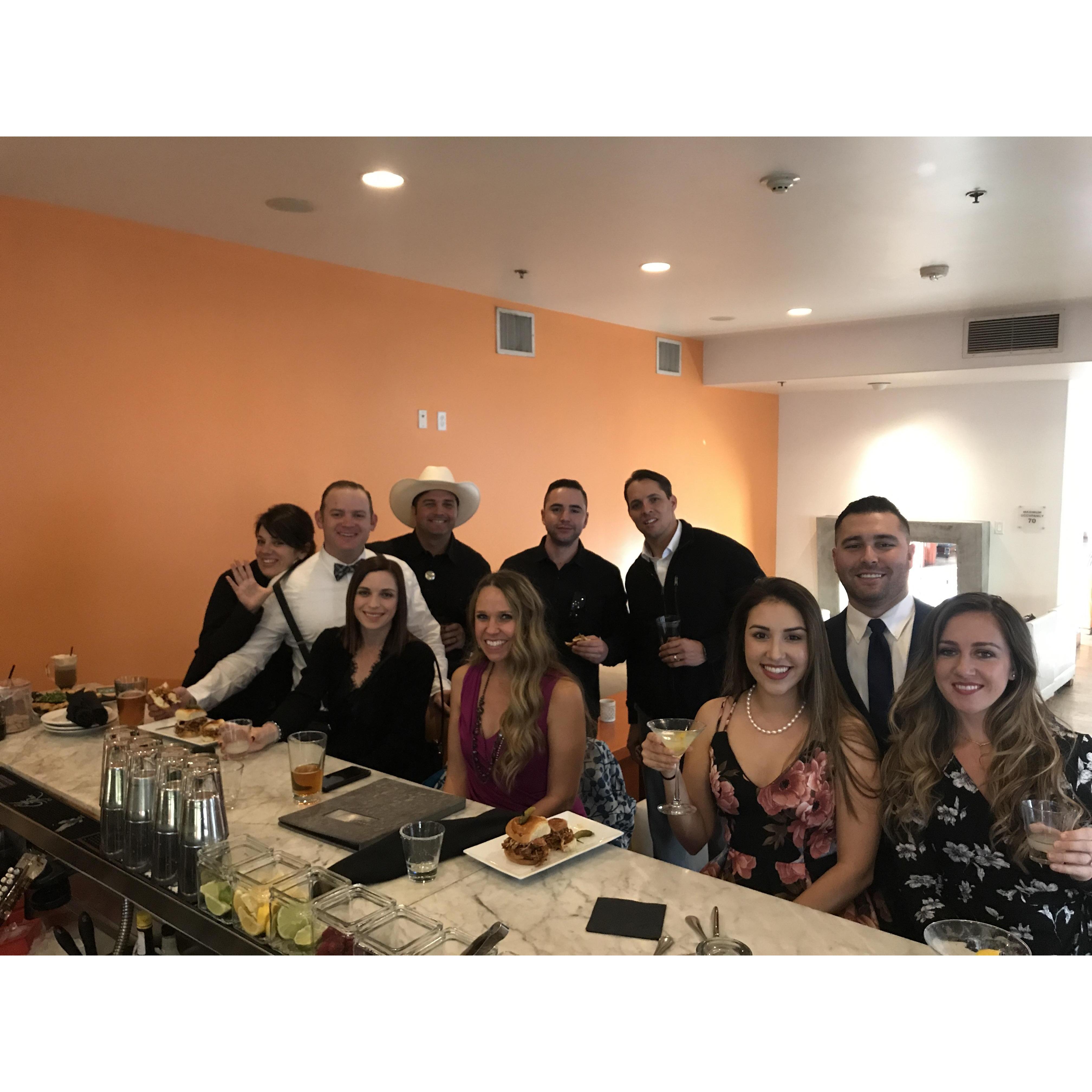 Good crew hanging before the Chow wedding