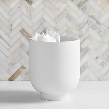Modern Resin Stone Waste Bin