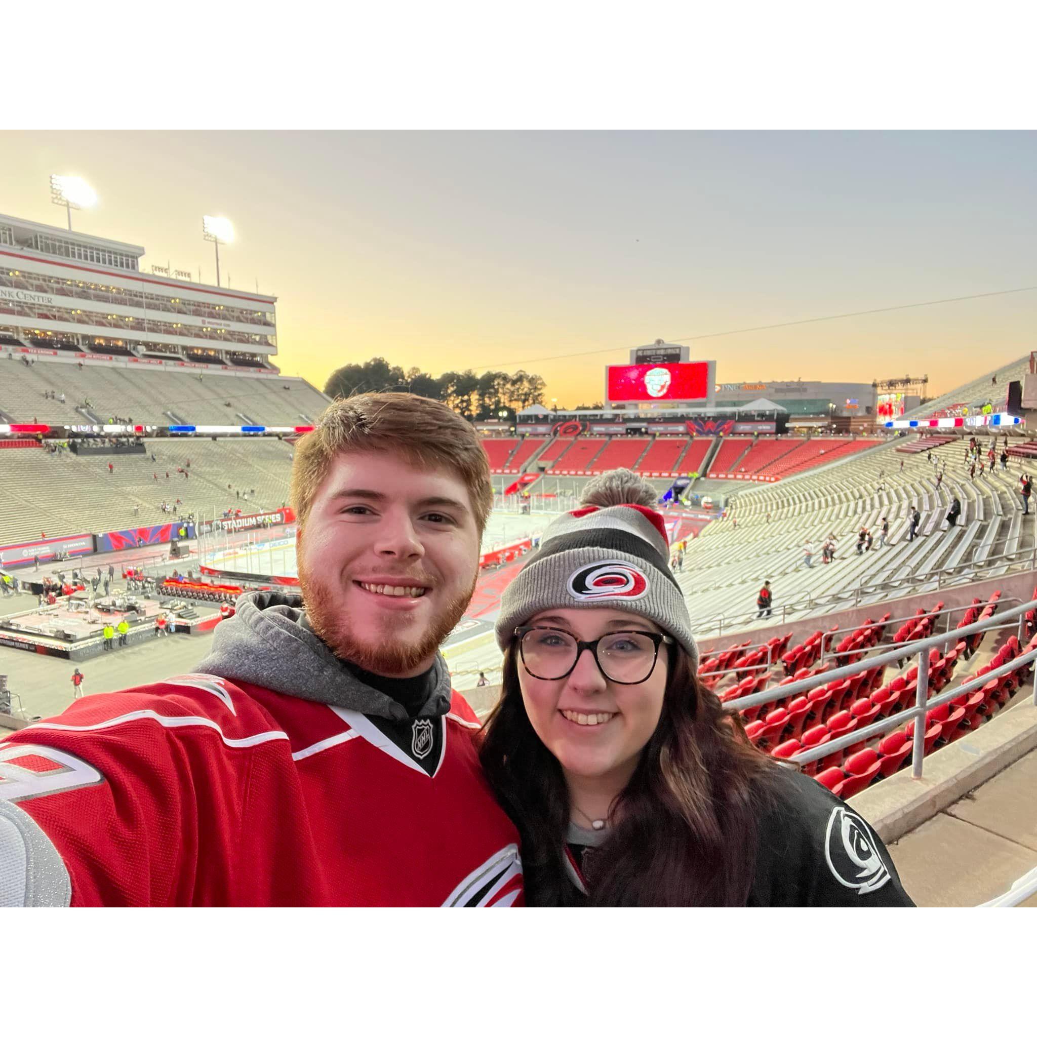 If you know us, you know we LOVE Hurricanes hockey!