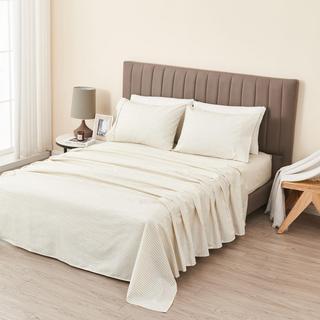 Evette Striped 4-Piece Sheet Set