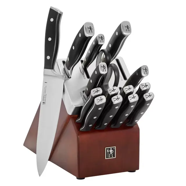 J.A. Henckels International Forged Accent 16-Piece Self-Sharpening Knife Block Set