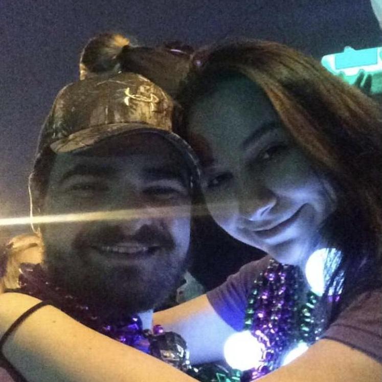 Our first Mardi Gras together!